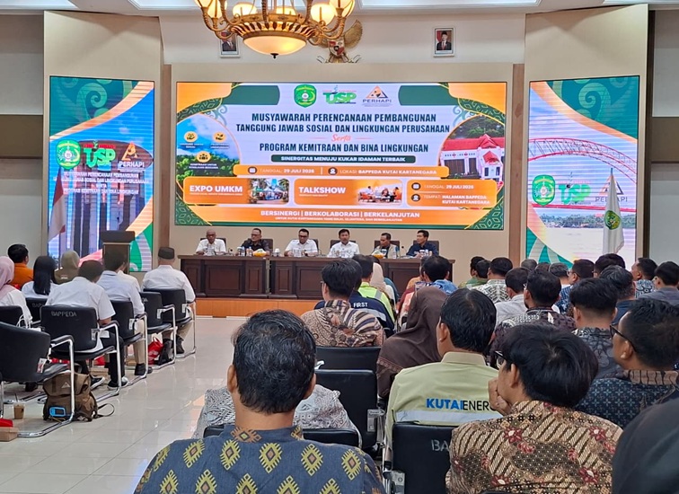 Musrenbang TJSL dan PKBL Perusahaan 2026, Ruang Rapat Bappeda Lantai 1 , Rabu (29/7/26). (Dilla/lingkarkaltim)