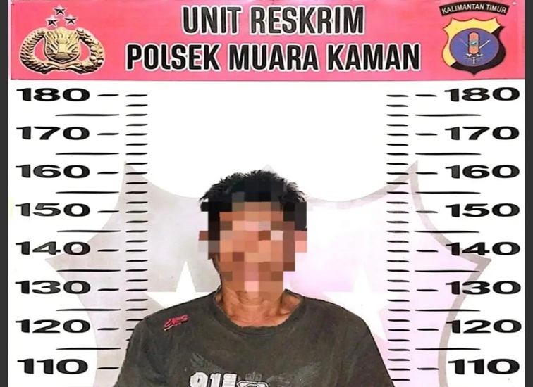 Pelaku pencurian buah sawit diamankan polsek muara kaman, Rabu (29/7/26). (Doc. Humas Polres Kukar)