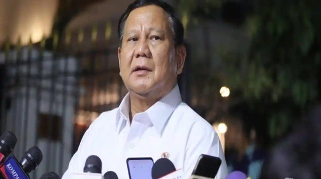 Presiden Republik Indonesia, Prabowo Subianto.
