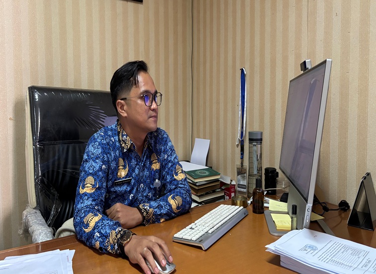 Kabid Pengembangan Destinasi Wisata Dispar Kukar Ridha Fatrianta, Rabu (8/7/2026) (Rizki/Lingkarkaltim)
