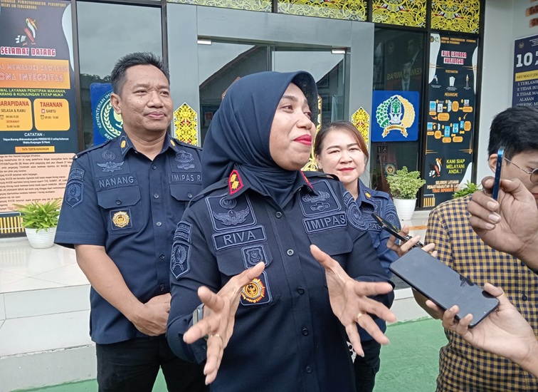 Kepala Lapas Perempuan Kelas IIA Tenggarong, Riva Dilyanti. (Lingkar Kaltim/M. As'ari)