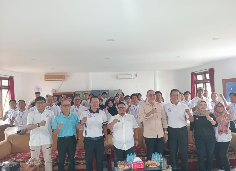 Pembukaan Pelatihan Wasit Juri Madya Lisensi C oleh Federasi Akuatik Indonesia Kaltim, Rabu, (22/7/26). (M. As'ari/Lingkarkaltim)