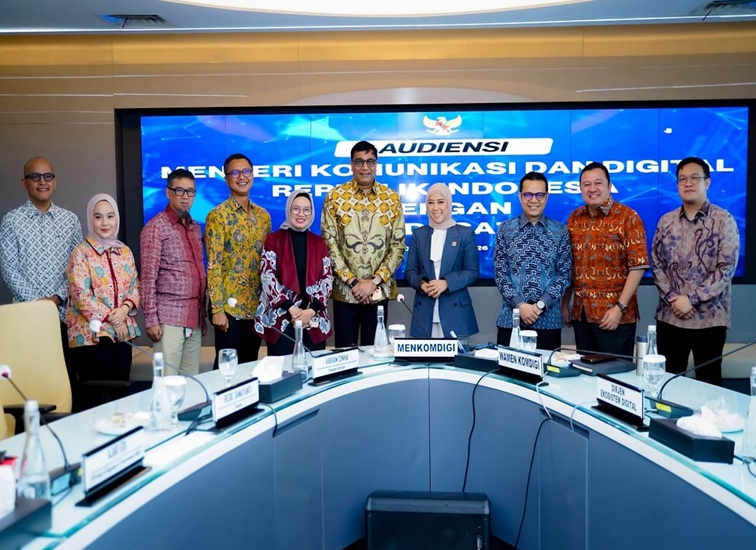 Audiensi dan diskusi strategis bersama Kementerian Komunikasi dan Digital (Kemkomdigi) terkait pengembangan ekosistem digital nasional.