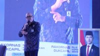 Plt. Deputi Bidang Transformasi Digital Pemerintah Kementerian PANRB Cahyono Tri Birowo saat Rapat Koordinasi Nasional Kependudukan dan Pencatatan Sipil serta Rilis Data Kependudukan Semester I Tahun 2026 yang diselenggarakan oleh Kementerian Dalam Negeri di Jakarta, Selasa (4/8/2026).