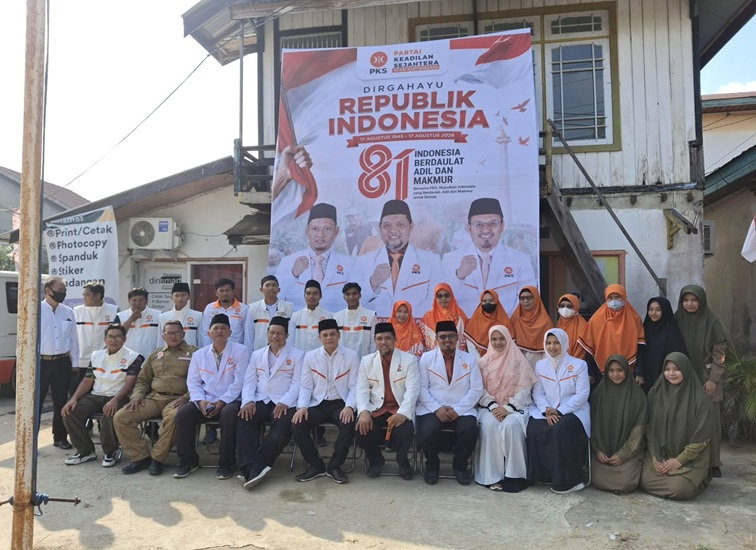 DPD PKS Kukar Gelar Upacara HUT Kemerdekaan RI, Senin (17/8/2026) (Dok. PKS Kukar)