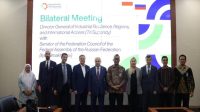 Pertemuan bilateral antara Kementerian Perindustrian dan Senator Federasi Rusia Ilyas Umakhanov di Jakarta. (Dok. kemenperin.go.id)