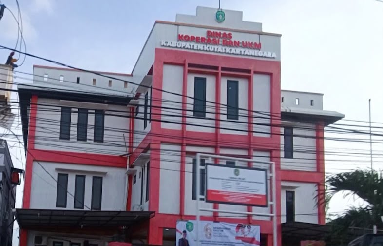 Kantor Dinas Koperasi dan UKM Kukar, Rabu (12/8/2026) (Rizki/Lingkarkaltim)
