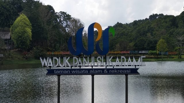 Objek wisata Waduk Panji Sukarame Tenggarong. (M. As'ari/Lingkar Kaltim)