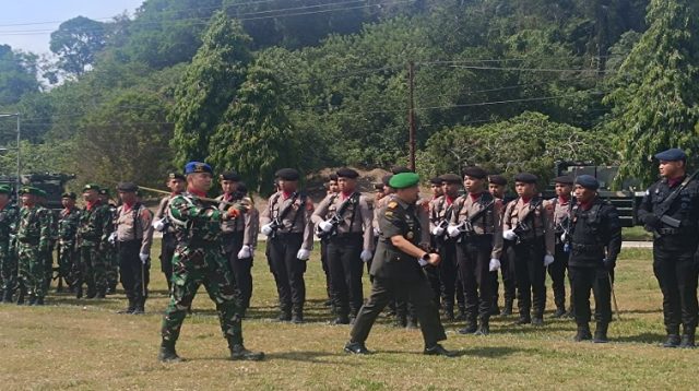 Peresmian Batalyon Armed 22/Kesumawira di Desa Jembayan Kutai Kartanegara.(Dok.Yonarmed 22/Kesumawira)