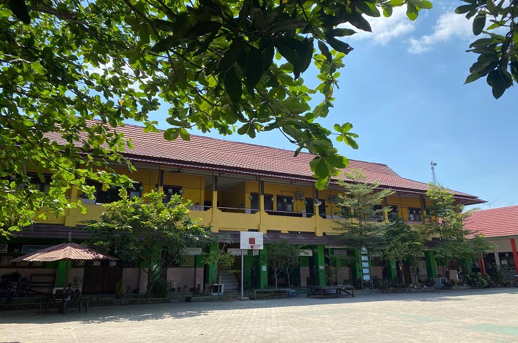 Gedung SDN 011 Tenggarong beralamatkan di Jalan Slendreng, Loa Ipuh. (Far/Lingkarkaltim)