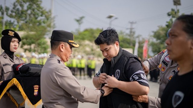 Pembentukan Unit Reaksi Cepat Polres Berau sebagai upaya penanganan tindak kejahatan diwilayah hukum Kabupaten Berau.(Dok.Polres Berau)