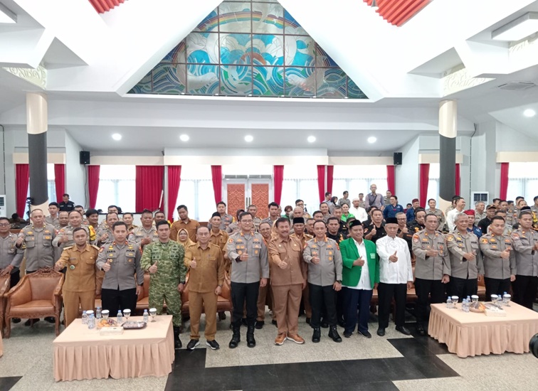 Launching Cyber Resilient Community dari Polda Kaltim di Kukar, Senin, (3/8/2026). (Lingkarkaltim/M. As'ari)