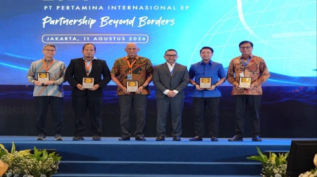 Penghargaan Best Performance dalam ajang Supplier Engagement Day 2026 yang diselenggarakan oleh Pertamina Internasional EP (PIEP).(DOk.PT Elnusa)