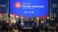 Apresiasi Handai Indonesia 2026 yang digelar di Plaza Insan Berprestasi, Kementerian Pendidikan Dasar dan Menengah di Jakarta, Jumat (21/8/2026)