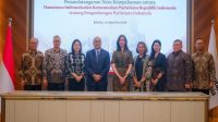 Penandatanganan Nota Kesepahaman antara Danantara Indonesia dan Kementerian Pariwisata Republik Indonesia mengenai pengembangan pariwisata berkualitas dilangsungkan di Jakarta, Rabu (12/8/2026).
