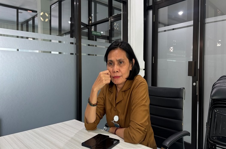 Kepala Dinkes Kukar Ismi Muffida, Selasa (18/8/2026) (Rizki/Lingkarkaltim)