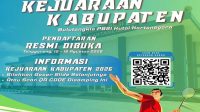 Pamflet Kejurkab 2026, Tenggarong. (Doc. PBSI Kutai Kartanegara)