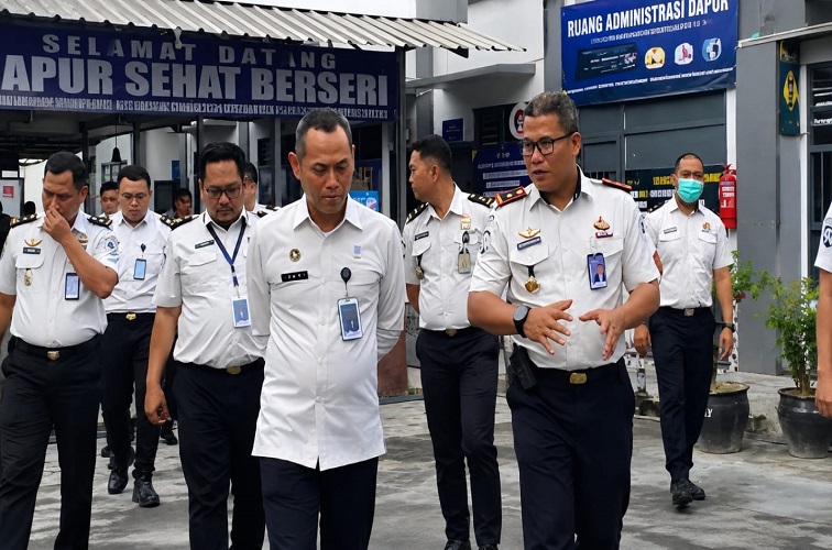 kunjungan kerja Inspektur Wilayah II Inspektorat Jenderal Kementerian Imigrasi dan Pemasyarakatan, Ian Fidihanto M., di Lapas Narkotika Kelas IIA Samarinda. Rabu (12/08/2026).