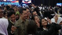 Wakil Menteri Pemuda dan Olahraga Republik Indonesia (Wamenpora RI), Taufik Hidayat, menghadiri pembukaan Grand Final Cerdas Cermat 4 Pilar MPR RI di Gedung Nusantara IV DPR RI, Jakarta, Minggu, (23/8/2026). (Dok. kemenpora.go.id)