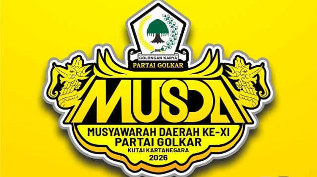 Flayer pelaksanaan Musda Golkar Kukar, Sabtu (22/8/2026). (Dok.DPD Golkar Kukar)