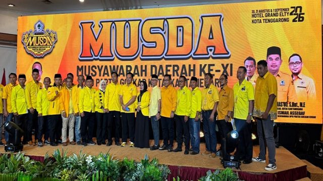 Musda DPD Golkar Kukar, Senin (31/8/2026) (Rizki/Lingkarkaltim)