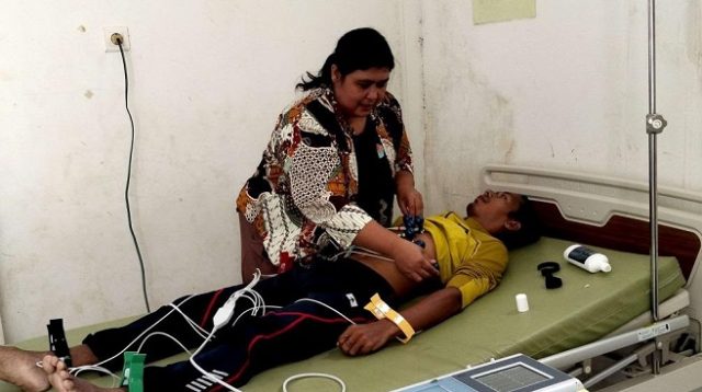 Pelayanan kesehatan di Puskesmas Muara Kaman, Jum'at (14/8/2026) (Puskesmas Muara Kaman)