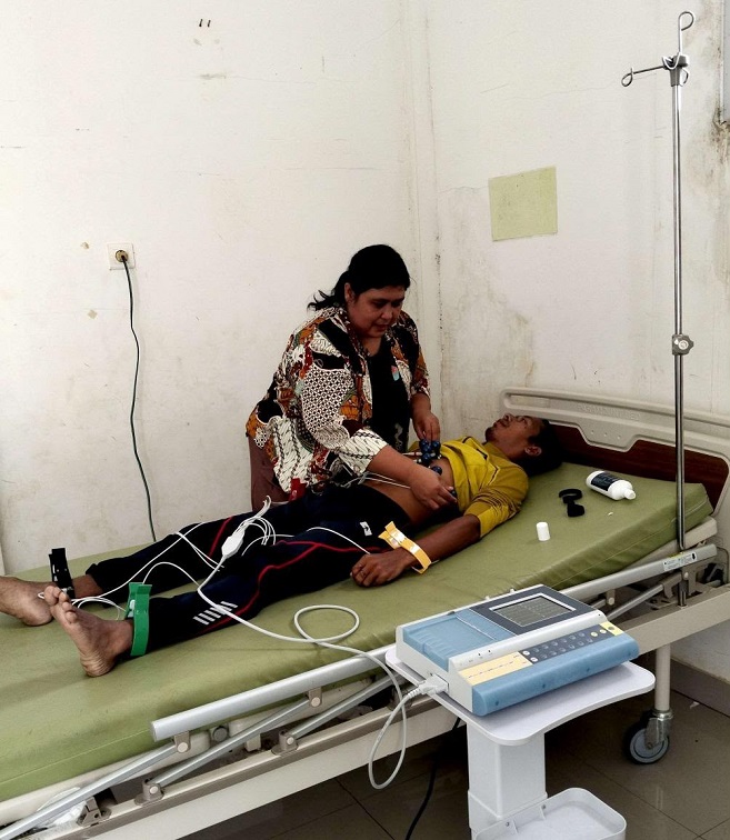 Pelayanan kesehatan di Puskesmas Muara Kaman, Jum'at (14/8/2026) (Puskesmas Muara Kaman)