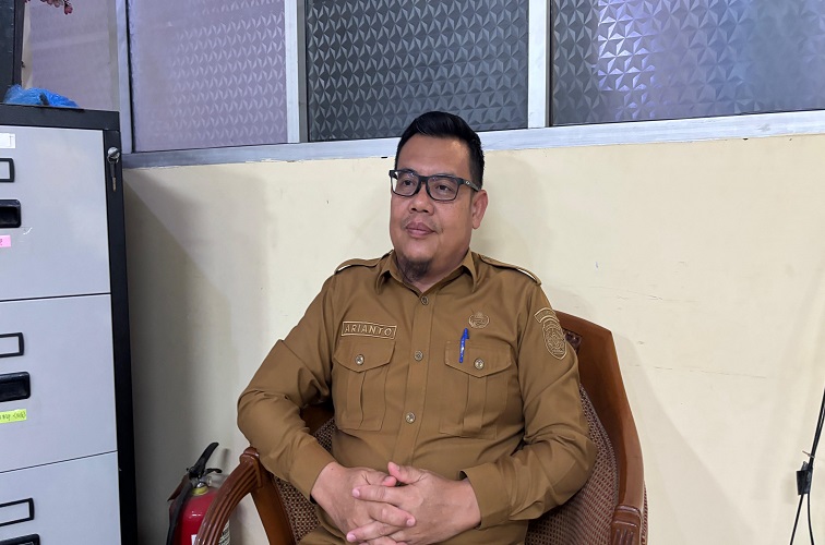 Plt Kepala BKPSDM Kukar Arianto, Kamis (20/8/2026) (Rizki/Lingkarkaltim)