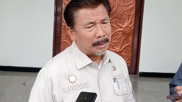 Sekda Kukar Sunggono. (M. As'ari/Lingkar Kaltim)