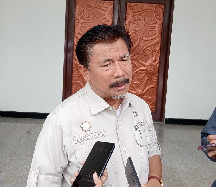 Sekda Kukar Sunggono. (M. As'ari/Lingkar Kaltim)