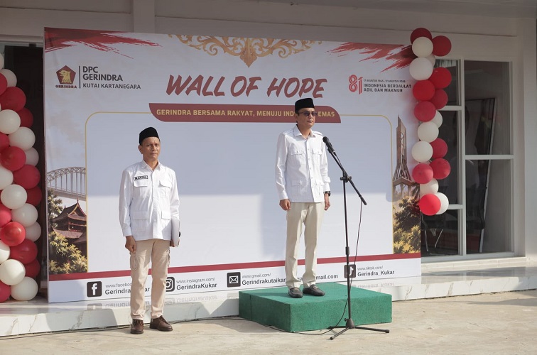 Ketua DPC Gerindra Alif Turiadi, Rabu (19/8/2026) (Rizki/Lingkarkaltim)