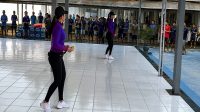 Kegiatan senam sehat di Lapas Narkotika Samarinda.(Dok.Humas Lapas Narkotika)