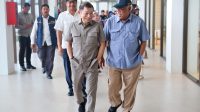 Tinjau sejumlah proyek strategis pembangunan Kawasan Nusantara pada Kamis (20/08/2026), Suharso Monoarfa apresiasi konsistensi dan progres pembangunan.(Dok.Otorita IKN)
