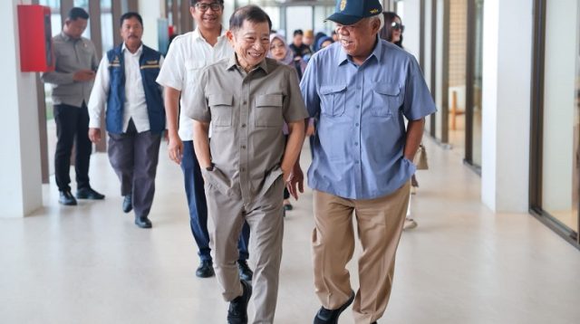 Tinjau sejumlah proyek strategis pembangunan Kawasan Nusantara pada Kamis (20/08/2026), Suharso Monoarfa apresiasi konsistensi dan progres pembangunan.(Dok.Otorita IKN)