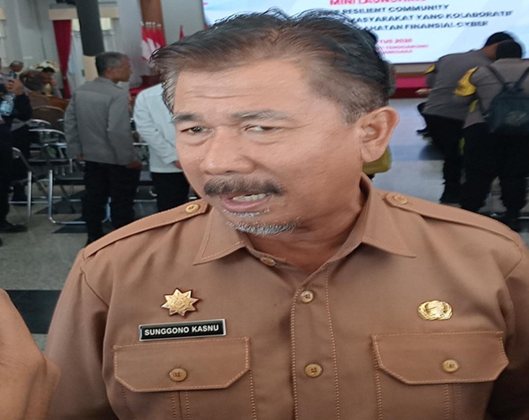 Plt. Kepala Inspektorat Kukar Sunggono. (Lingkarkaltim/M. As'ari)