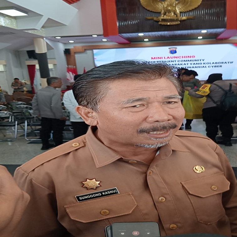 Plt. Kepala Inspektorat Kukar Sunggono, Senin, (3/8/2026). (Lingkarkaltim/M. As'ari)