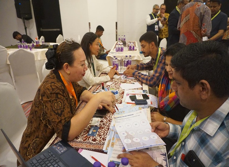 Kementerian Pariwisata (Kemenpar) mencatat potensi transaksi sebesar Rp12,8 miliar atau 721.100 dolar AS melalui Sales Mission Pune 2026 yang berlangsung di Crowne Plaza Pune City Centre by IHG, India, Jumat (4/9/2026). (Dok. Kemenpar RI)