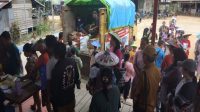 Pasar murah Operasi Pasar Murah yang diselenggarakan Disperindag Kukar, Desa Kedang Ipil, Kec. Kota Bangun Darat. (Doc. Disperindag Kukar)
