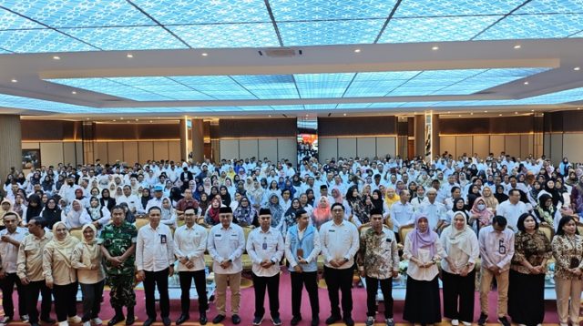 Peluncuran pembelajaran Mulok Bahasa Kutai. (Foto: M. As'ari/Lingkarkaltim)