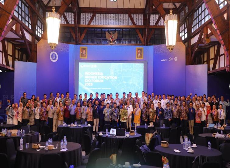 Kementerian Pendidikan Tinggi, Sains, dan Teknologi (Kemdiktisaintek) melalui Pusat Data dan Teknologi Informasi (Pusdatin) menyelenggarakan Indonesia Higher Education CIO Forum 2026 pada 31 Agustus – 1 September 2026 di Institut Teknologi Bandung. (Dok. Kemdiktisaintek)