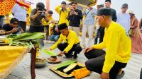 adat berau Prosesi Baturunan Manurunkan Parau sebuah tradisi adat bagi masyarakat Banua di Tepian Gunung Tabur, yang dilakukan pada Sabtu (19/9/2026).(Nazriel/Lingkarkaltim)
