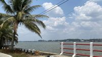 Kondisi Air Sungai Mahakam di Desa Loa Raya, Tenggarong Seberang (Foto:Hafidz)