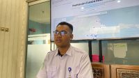 Prakirawan Cuaca BMKG Stasiun Meteorologi Kelas I Sultan Aji Muhammad Sulaiman Sepinggan, Gilang Arya.(Devi/Lingkarkaltim)