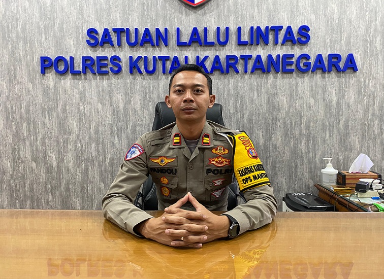 Kasatlantas Ahmad Fandoli, Sabtu (5/9/2026) (Rizki/Lingkarkaltim)