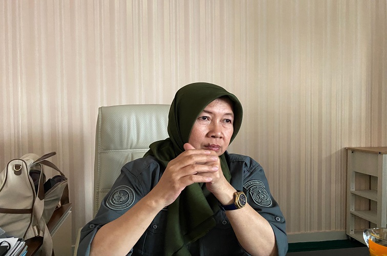 Kepala Dinsos Kukar Rinda Desianti, Sabtu (5/9/2026) (Rizki/Lingkarkaltim)