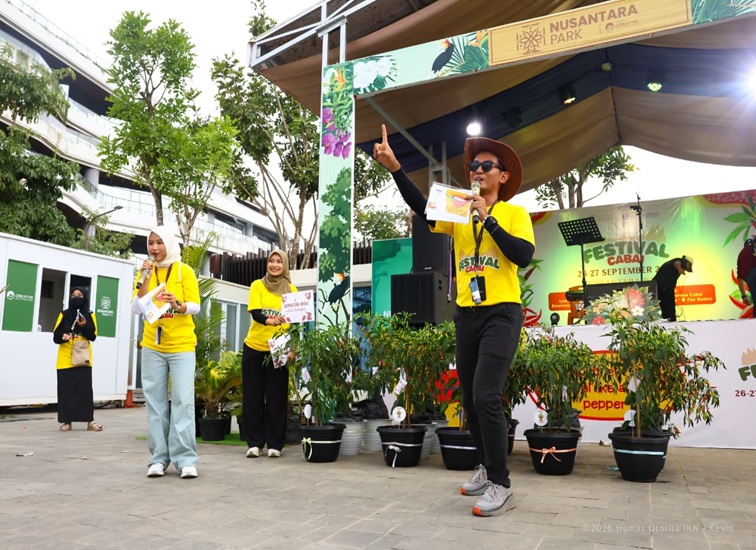 Festival Cabai Nusantara di Nusantara Park, Kawasan Inti Pusat Pemerintahan (KIPP) Nusantara. (Foto: Dok. Otorita IKN)