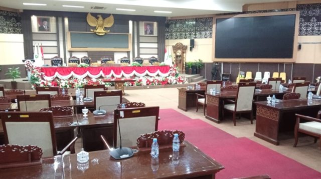 Ruang Paripurna DPRD Kukar. (M. As'ari/Lingkar Kaltim)