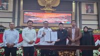Paripurna Persetujuan Raperda APBD-P Kukar 2026, Ruang sidang utama DPR, Rabu (30/9/26). (Dilla/Lingkarkaltim)