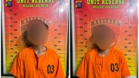 Dua terduga pengedar narkoba jenis sabu diringkus polisi.(Dok.Polsek Loa Kulu)