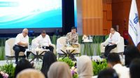Staf Ahli Bidang Pembangunan Daerah Kementerian Koordinator Bidang Perekonomian Haryo Limanseto dalam acara Diseminasi Keterbukaan Informasi Publik yang bertema “Informasi Terbuka, Investasi Berkualitas, Hilirisasi Berdampak” di Kementerian Investasi dan Hilirisasi/Badan Koordinasi Penanaman Modal (BKPM), Senin (21/09/26). (dok. Humas ekon)